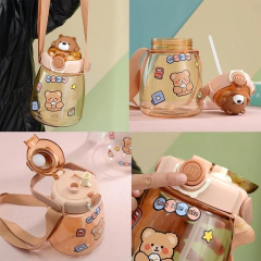 Botella doble pico 1 litro oso - comprar online