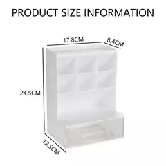 Organizador XL blanco con cajon - Flop! tiendita de diseño