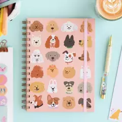 Cuaderno Anillado A5 Carita Perritos