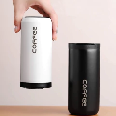 Vaso termico acero coffe grande blanco - Flop! tiendita de diseño