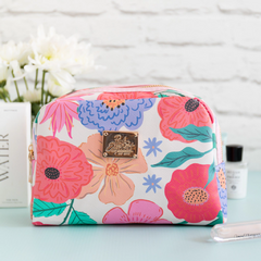 bolsito neceser cuerina crema