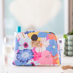 bolsito neceser cuerina lila