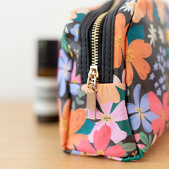 bolsito neceser cuerina negro - comprar online