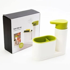 Dispenser verde y blanco - comprar online