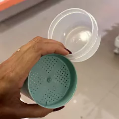 Yerbera despolvillador con dije hoja - comprar online