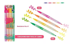 Marcador doble punta dupla ideal - comprar online