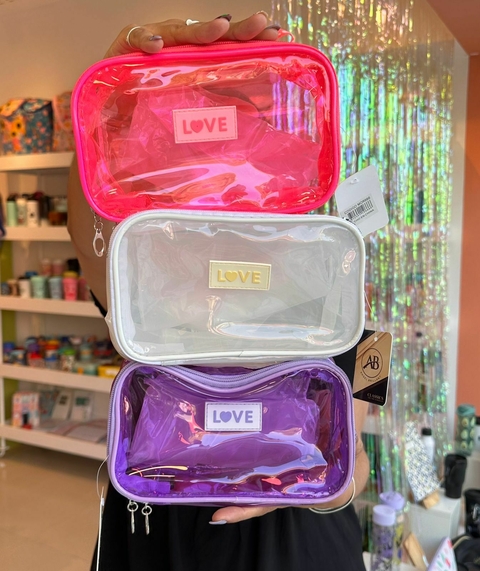 Neceser transparente love