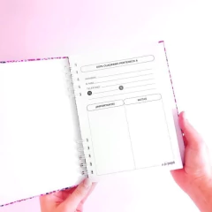 Cuaderno anillado tapa dura floreado A4 - tienda online