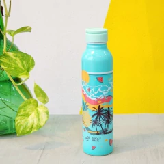 Botella aluminio summer aqua