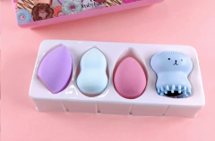 Set esponjas maquillaje con limpiador facial en internet