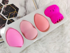 Set esponjas maquillaje con limpiador facial - Flop! tiendita de diseño