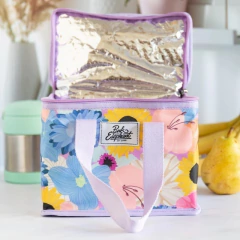 Lunchera chica flores lilas - comprar online
