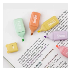 Set x4 mini resaltador osito en internet