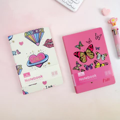 Cuaderno A6 rayado con elastico notebook - comprar online