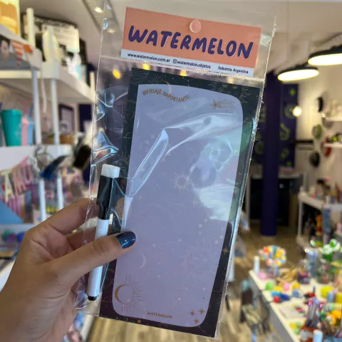 Anotador largo imantado lunas