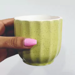 Mini maceta cerámica pastel