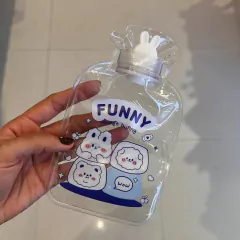Imagen de bolsita de agua caliente transparente