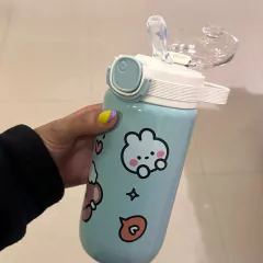 Botella termica acero celeste - comprar online