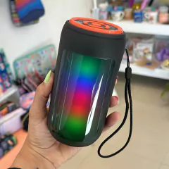 Parlante cilindro con luz