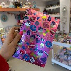 Cuaderno holografico candy