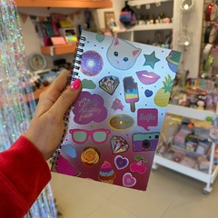 Cuaderno holografico gatito