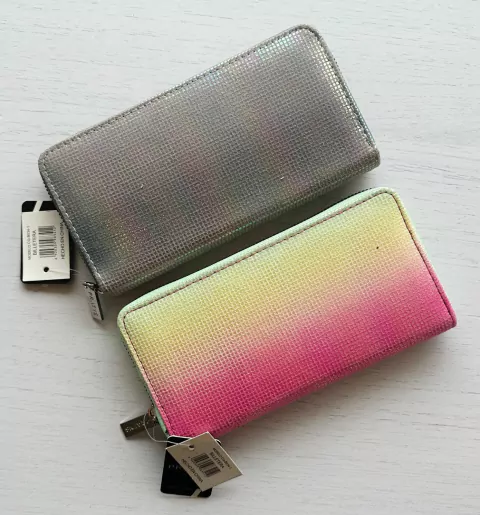 Billetera tela cuadritos