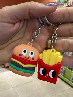Llavero comida rapida