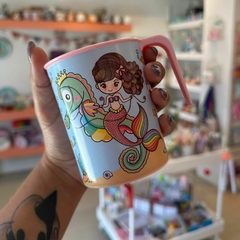 Taza infantil SIRENA - comprar online