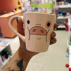 Taza conica chanchito pato - comprar online