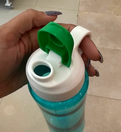Botella lisa pico flip verde - comprar online