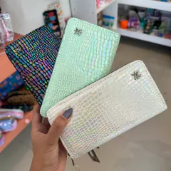 Billetera reptil brillos - comprar online