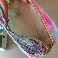 Cartuchera neceser peluche lentejuelas - Flop! tiendita de diseño