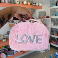 Neceser porta cosmetico peluche love - tienda online