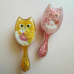 Cepillo gatito lentejuelas - comprar online