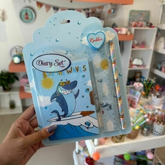 Set de utiles tiburon - tienda online