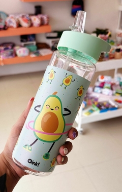 Botella con pico palta
