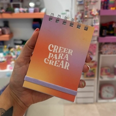 Libreta anillada chica creer