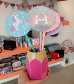 porta lapices lapicero rosa - comprar online