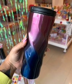 Vaso termico alto degrade lila a azul - Flop! tiendita de diseño
