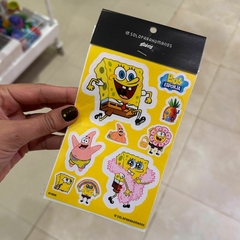 Plancha stickers bob esponja