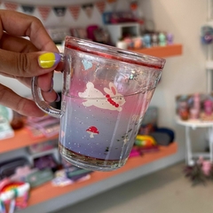 Taza acrilica conejito