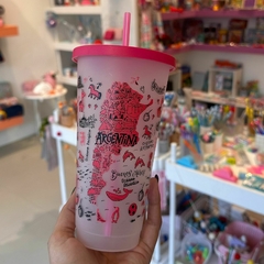 Vaso con sorbete ARGENTINA en internet