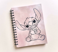 Cuaderno A5 tapa dura anillado stitch - comprar online