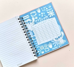 Cuaderno A5 tapa dura anillado stitch - Flop! tiendita de diseño