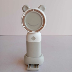 mini ventilador de mano portátil con correa y sujeta celular - comprar online