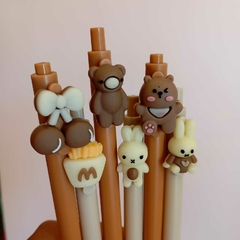 Lapicera con aplique animalito - comprar online