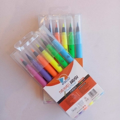 Fibras al agua punta pincel NEON