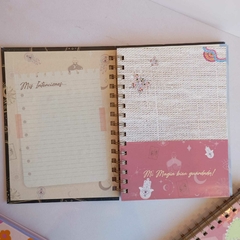 Cuaderno negro carta tapa dura anillado A5 Ry - Flop! tiendita de diseño