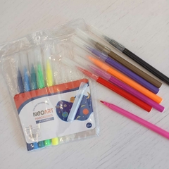 set x12 fibras marcadores neo art - comprar online