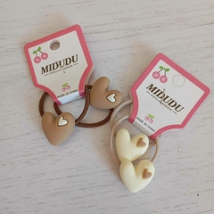Set x2 colitas corazon - comprar online